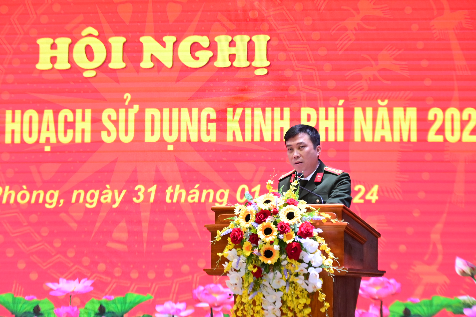 Công an thành phố công khai kế hoạch sử dụng kinh phí năm 2024